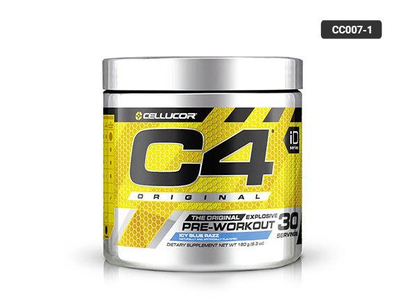 Cellucor C4 Original – it supplies you with energy, focus, and the stamina needed for your workouts.